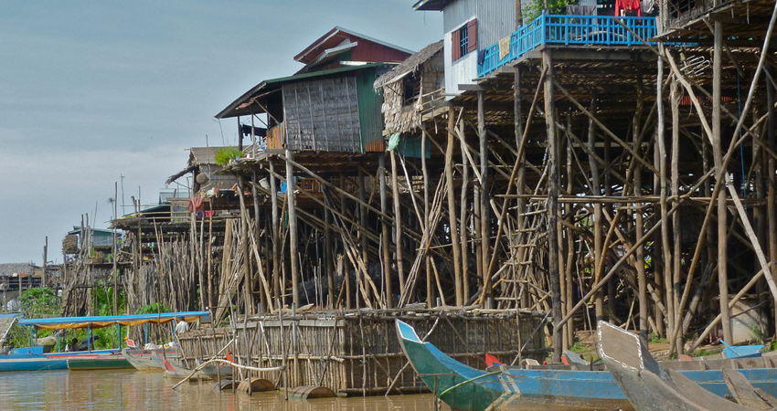 Floating Villages, Tonle Sap Lake and Mangrove Forest from Siem Reap