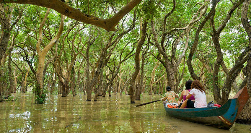 Tonle Sap Lake and Kampong Phluk Private Half Day tour from Siem Reap